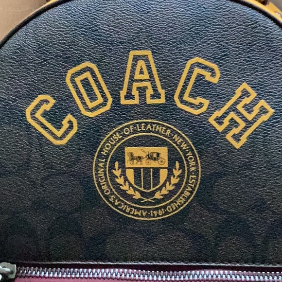 Coach Jordyn Backpack In Signature Canvas With Varsity Motif - Picture 2 of 9